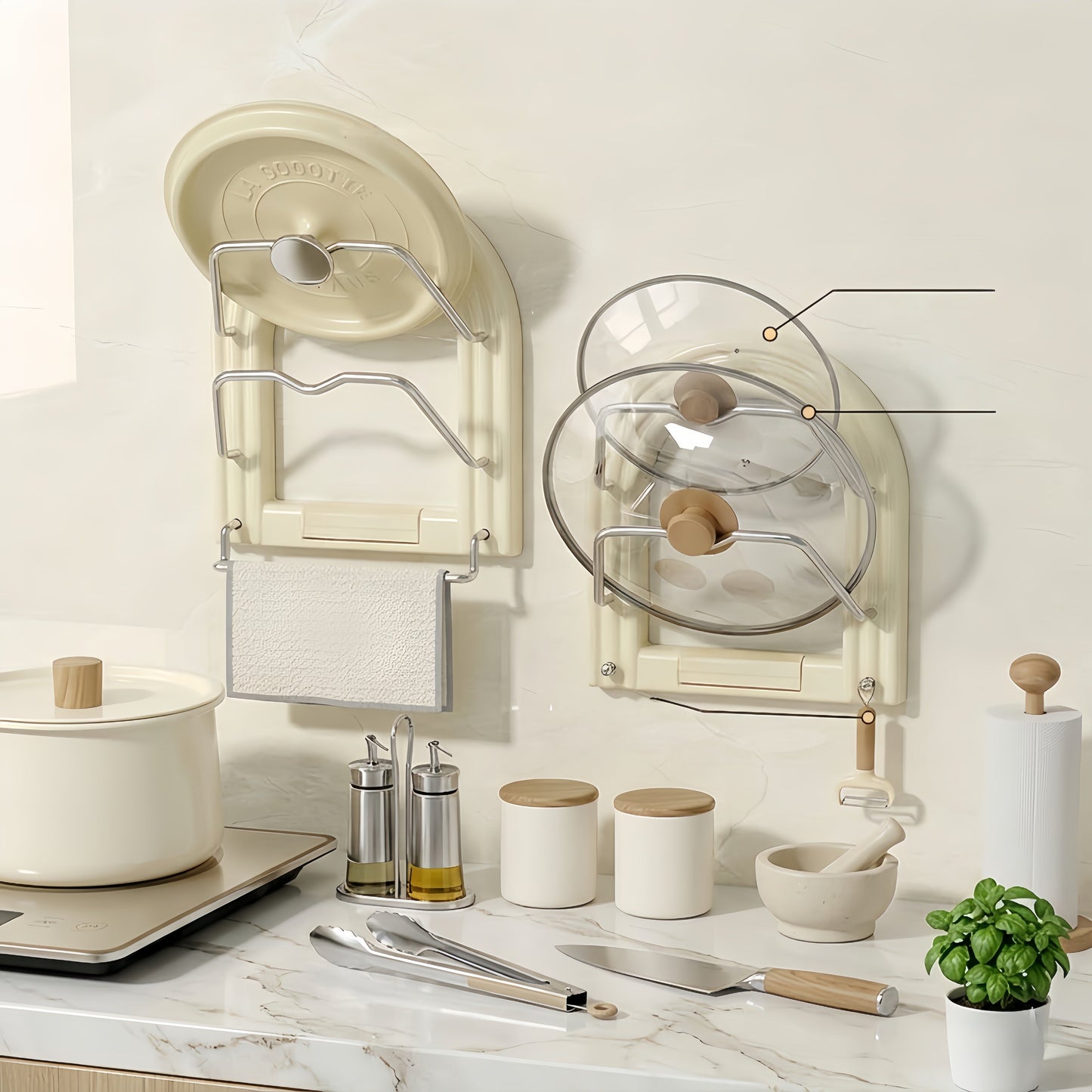 Premium Multi-Functional Kitchen Wall Organizer