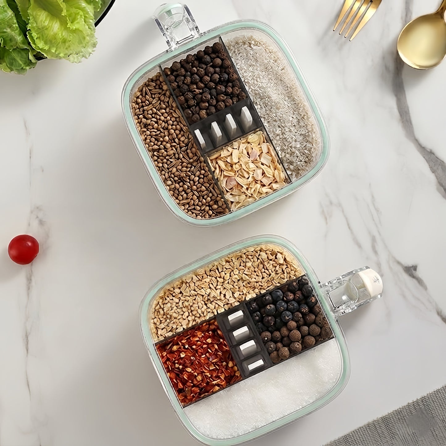 4-in-1 Integrated Kitchen Seasoning Box