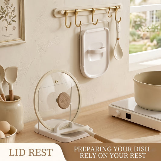 Multi-functional Foldable Pot Lid Rack